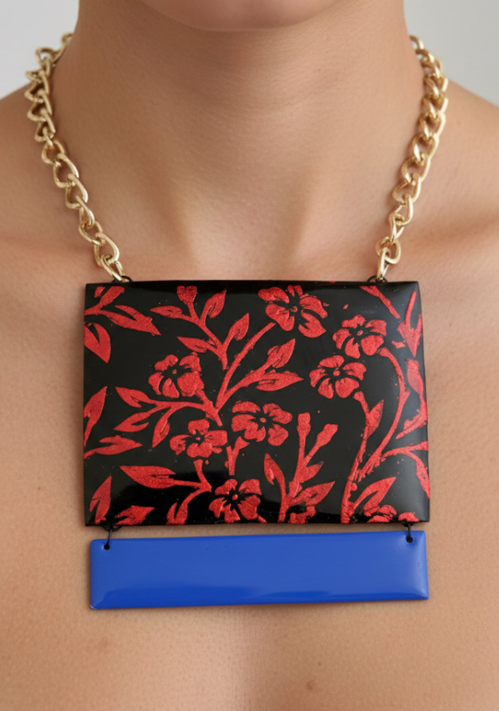 Set collana e orecchini Rouge et Noir