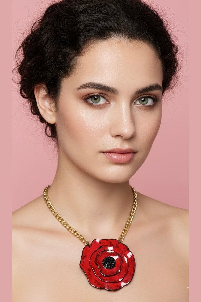 Collana Papaveri Rossi