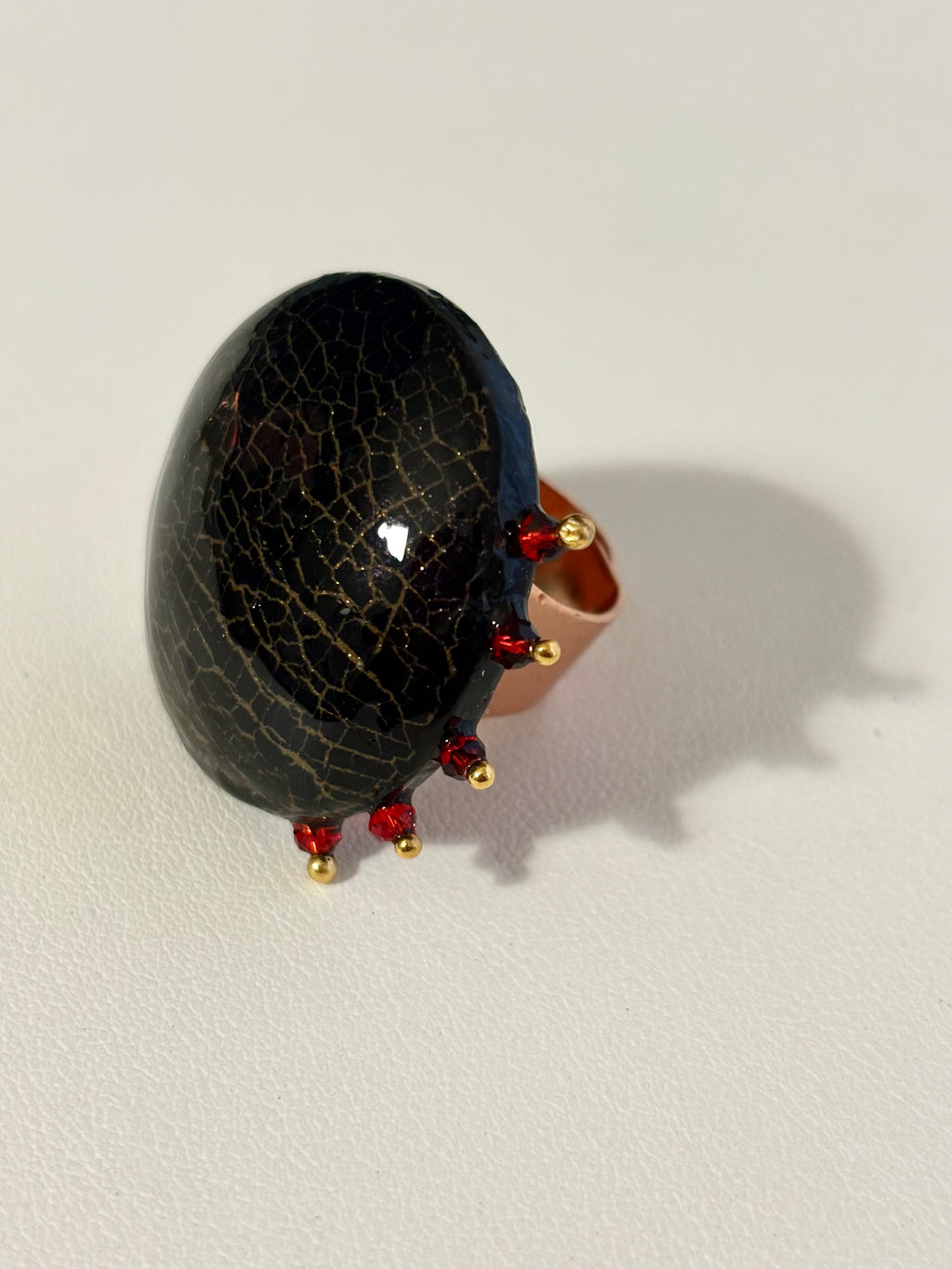 Anello Cracklè Etna e Lava