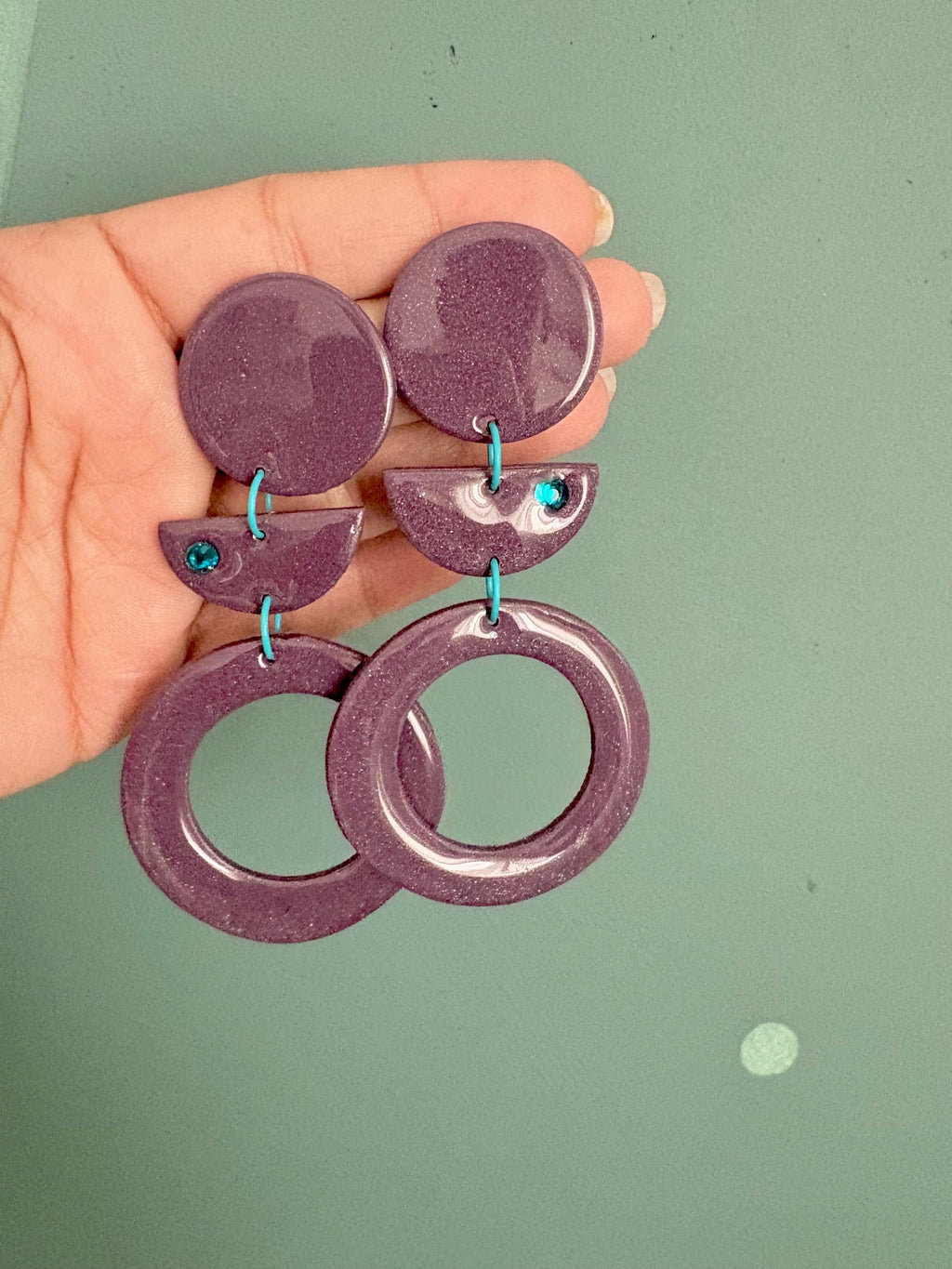 Orecchini Monnalisa violet