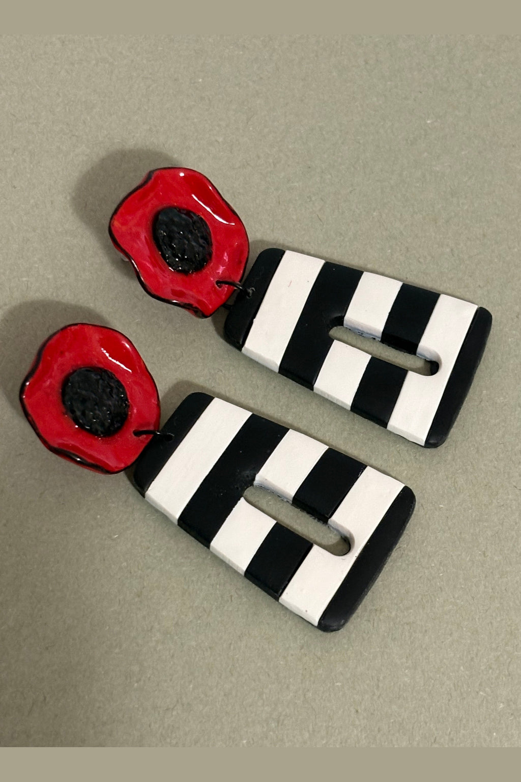 Orecchini Poppies Regina di Cuori