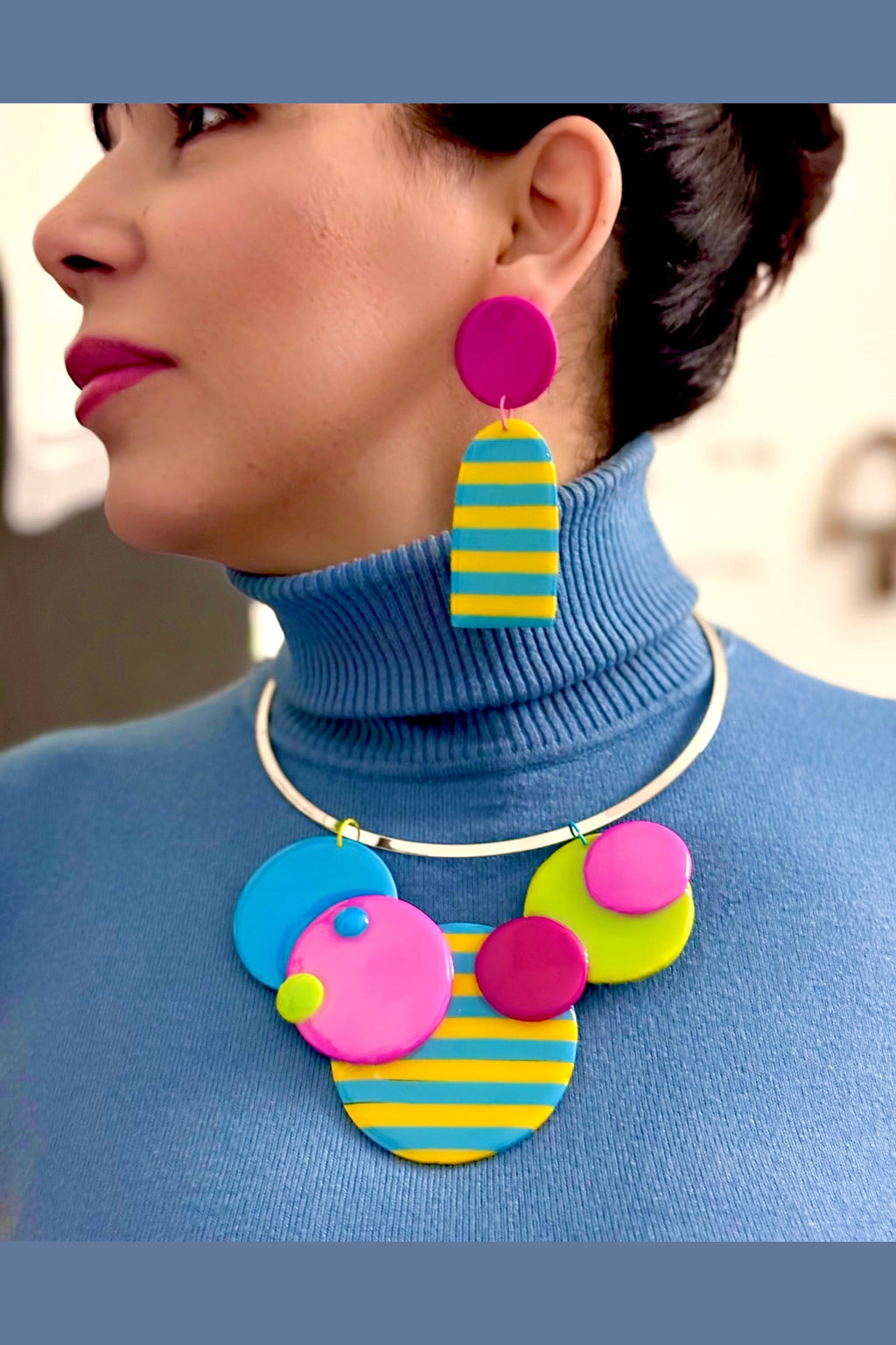 Pop Art 80 - set collana e orecchini