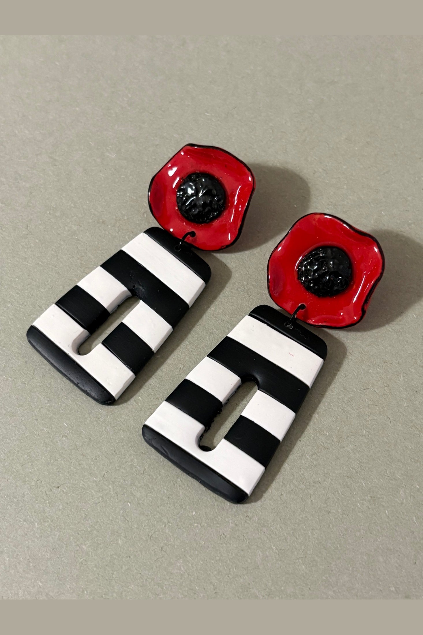 Orecchini Poppies Regina di Cuori