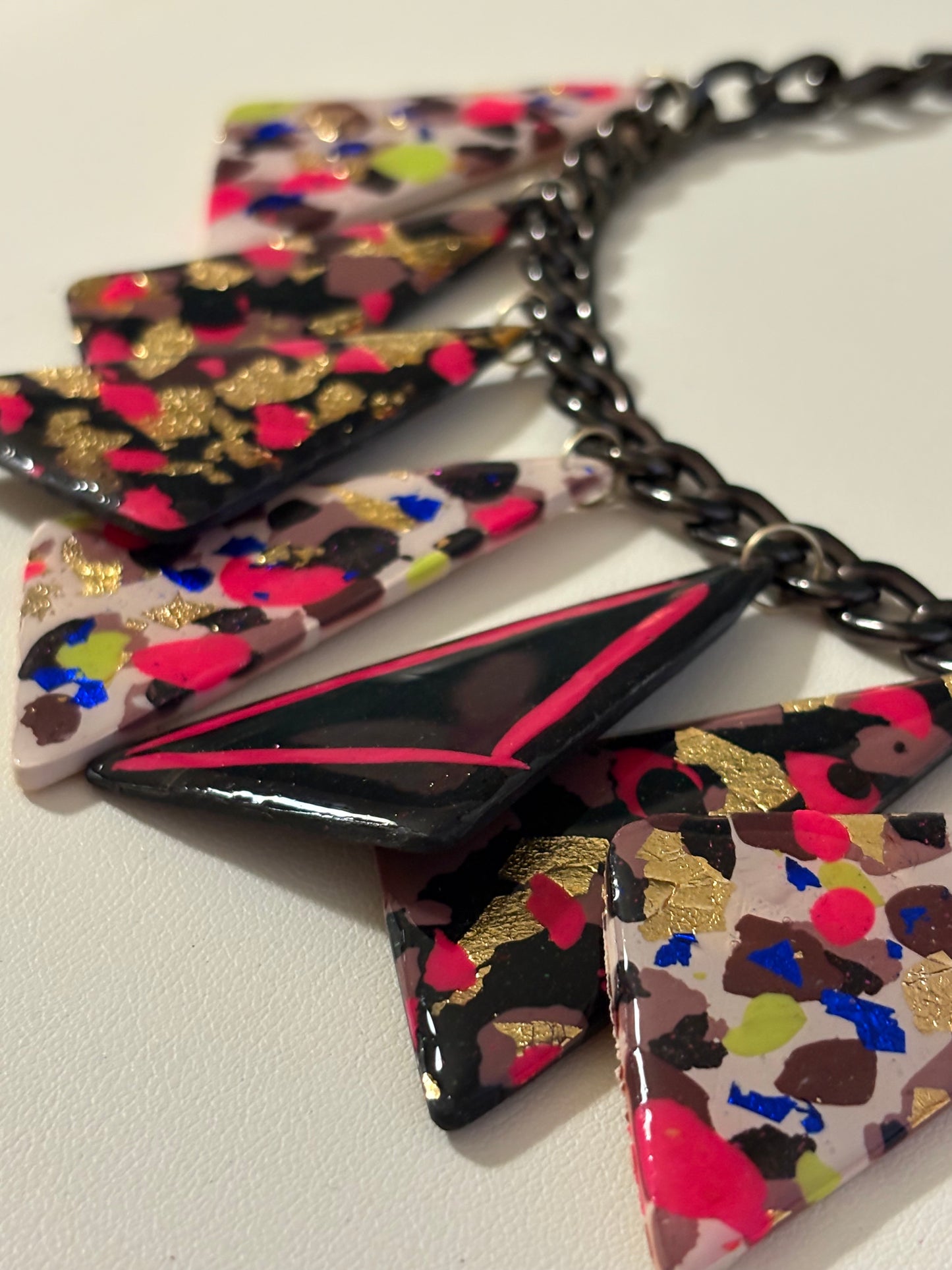 Collana Animalier oro e nera