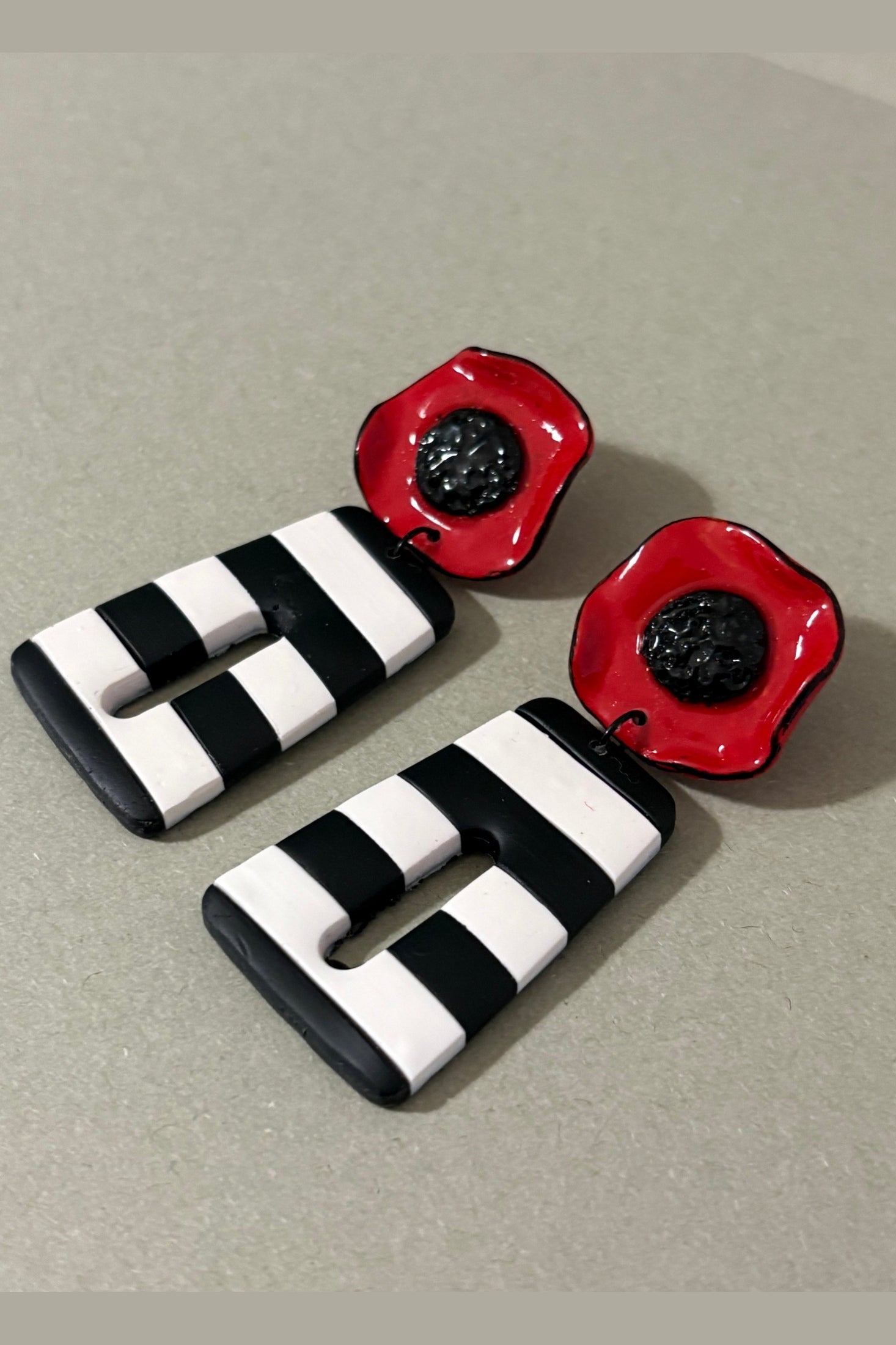 Orecchini Poppies Regina di Cuori