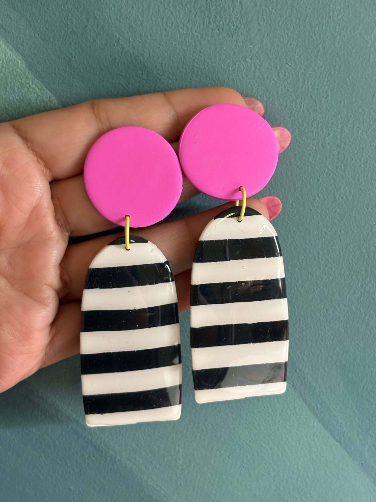 Orecchini Sveva fucsia