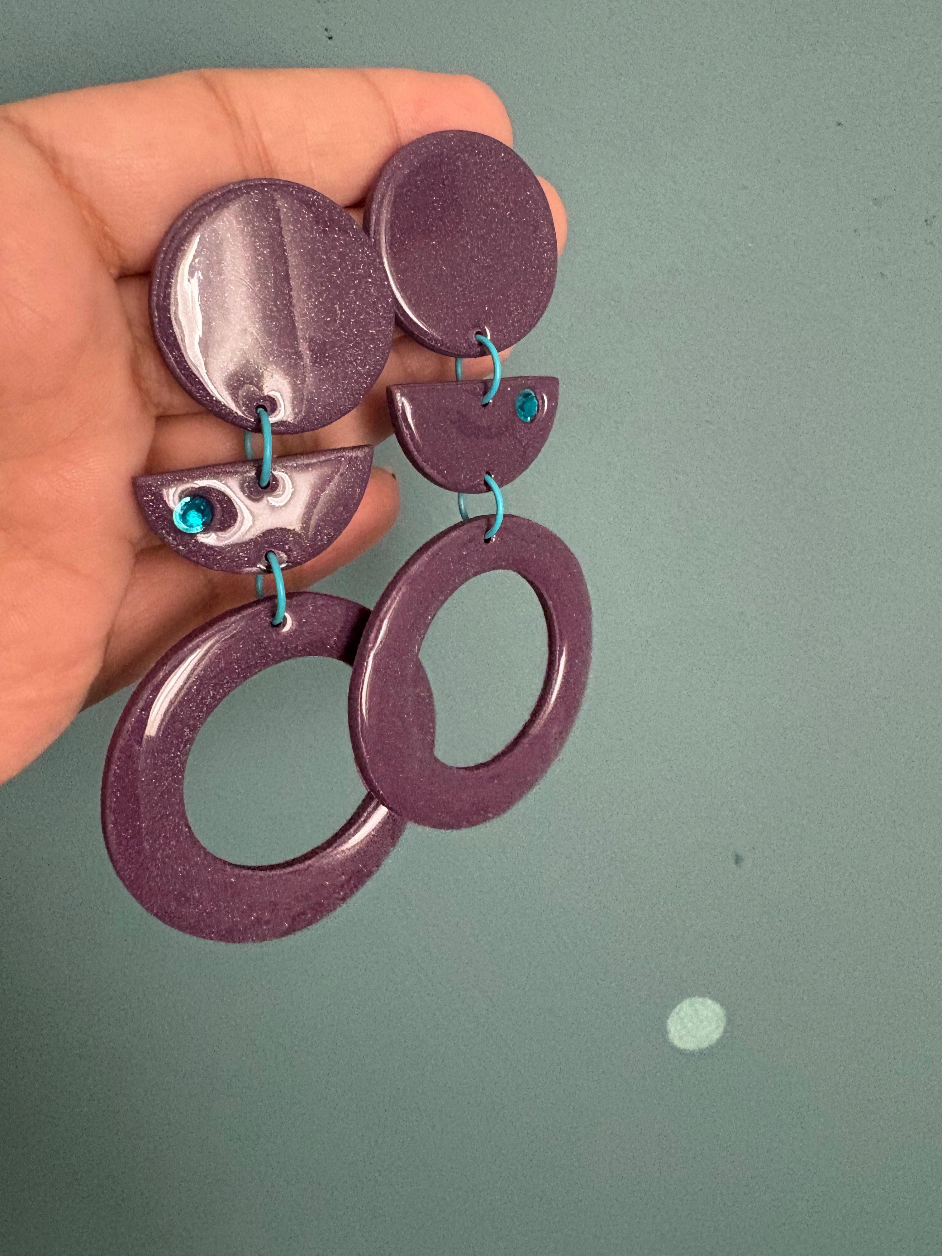 Orecchini Monnalisa violet