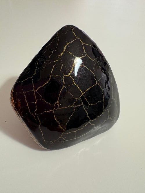 Anello cracklè noir