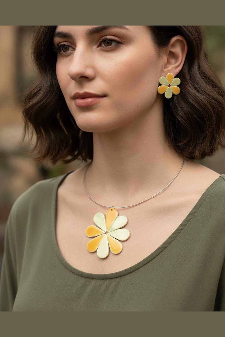 Set collana e orecchini Margherita