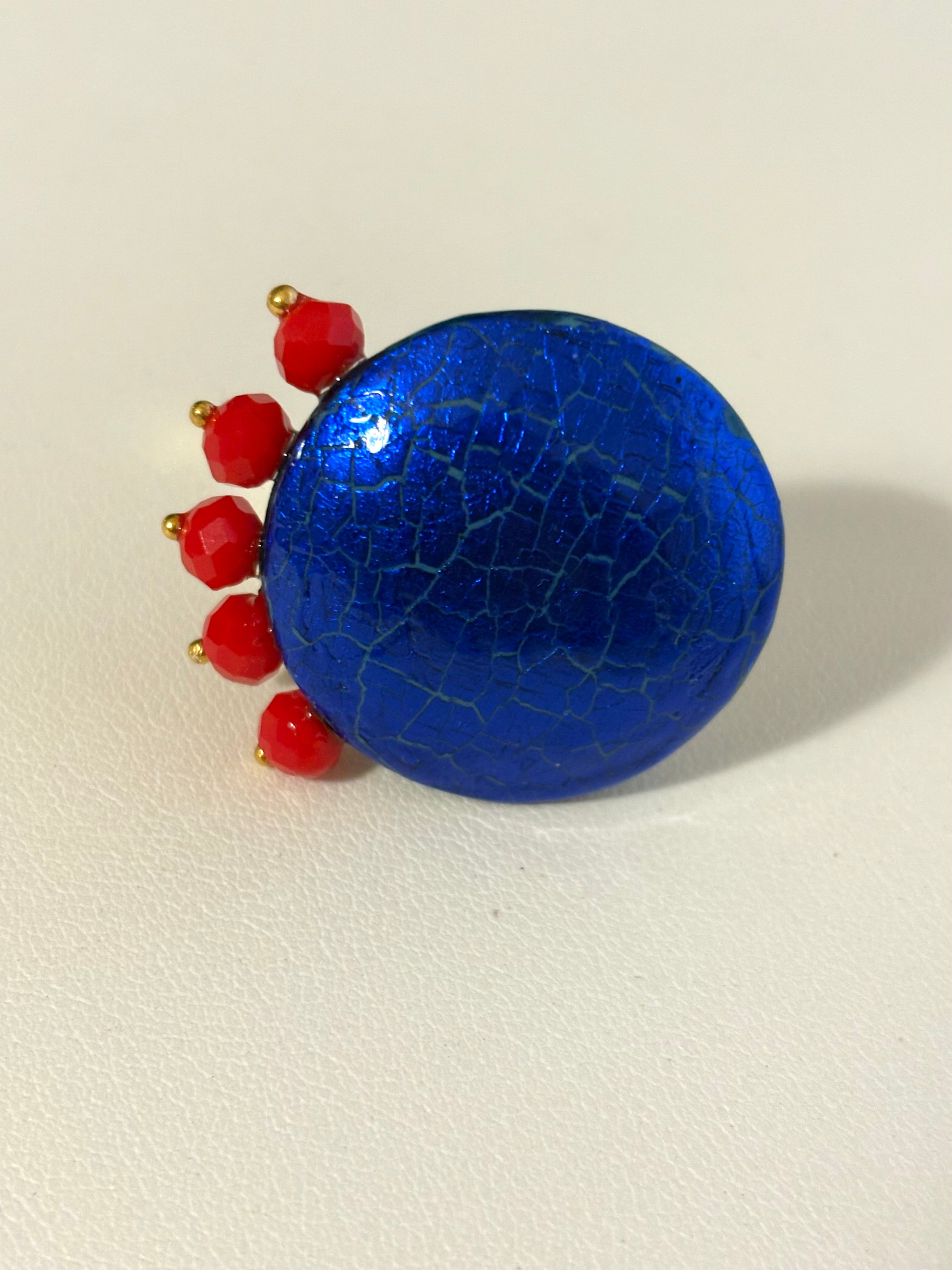 Anello Cracklè fuoco e mare