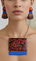 Set collana e orecchini Rouge et Noir