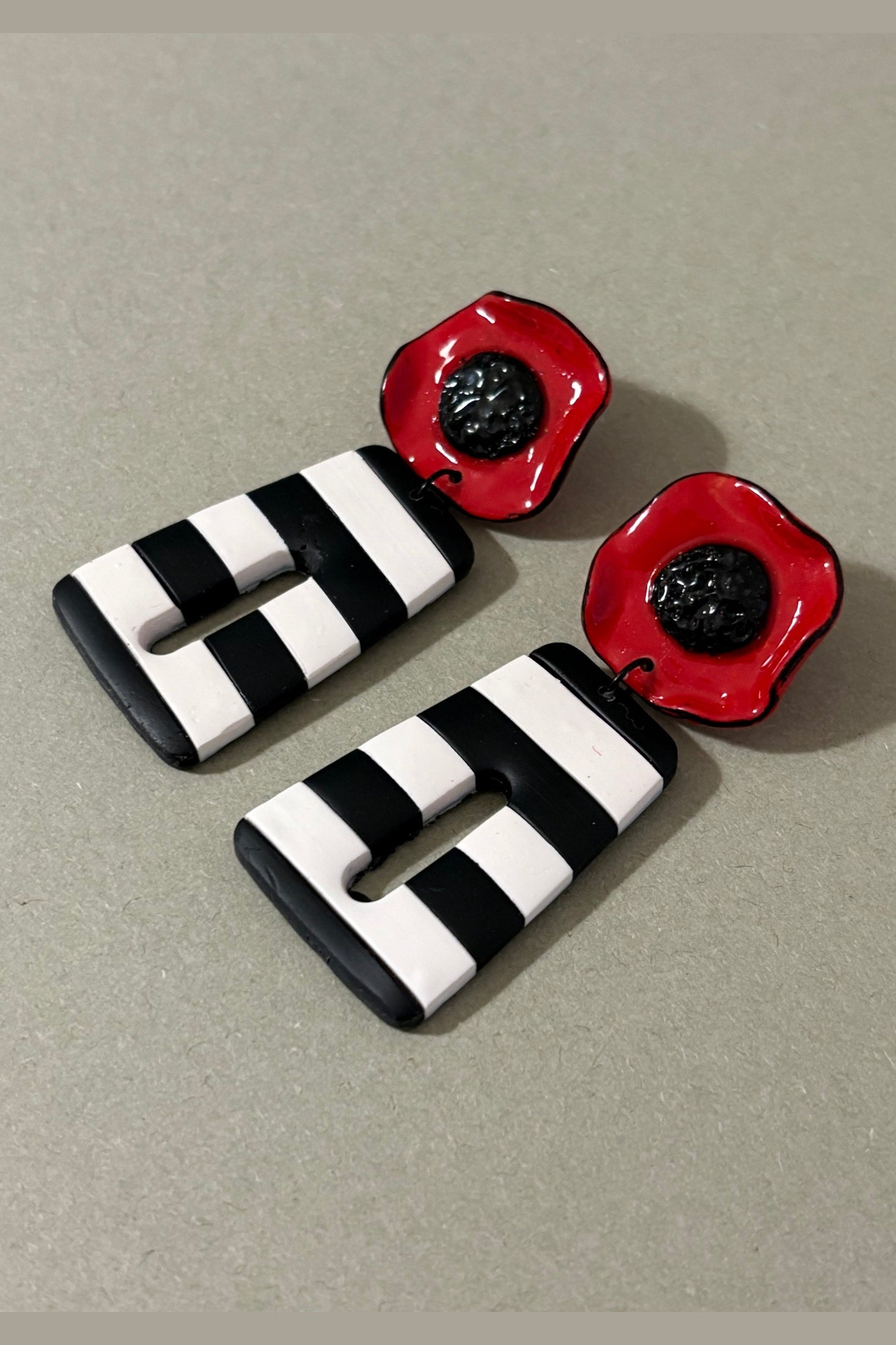 Orecchini Poppies Regina di Cuori