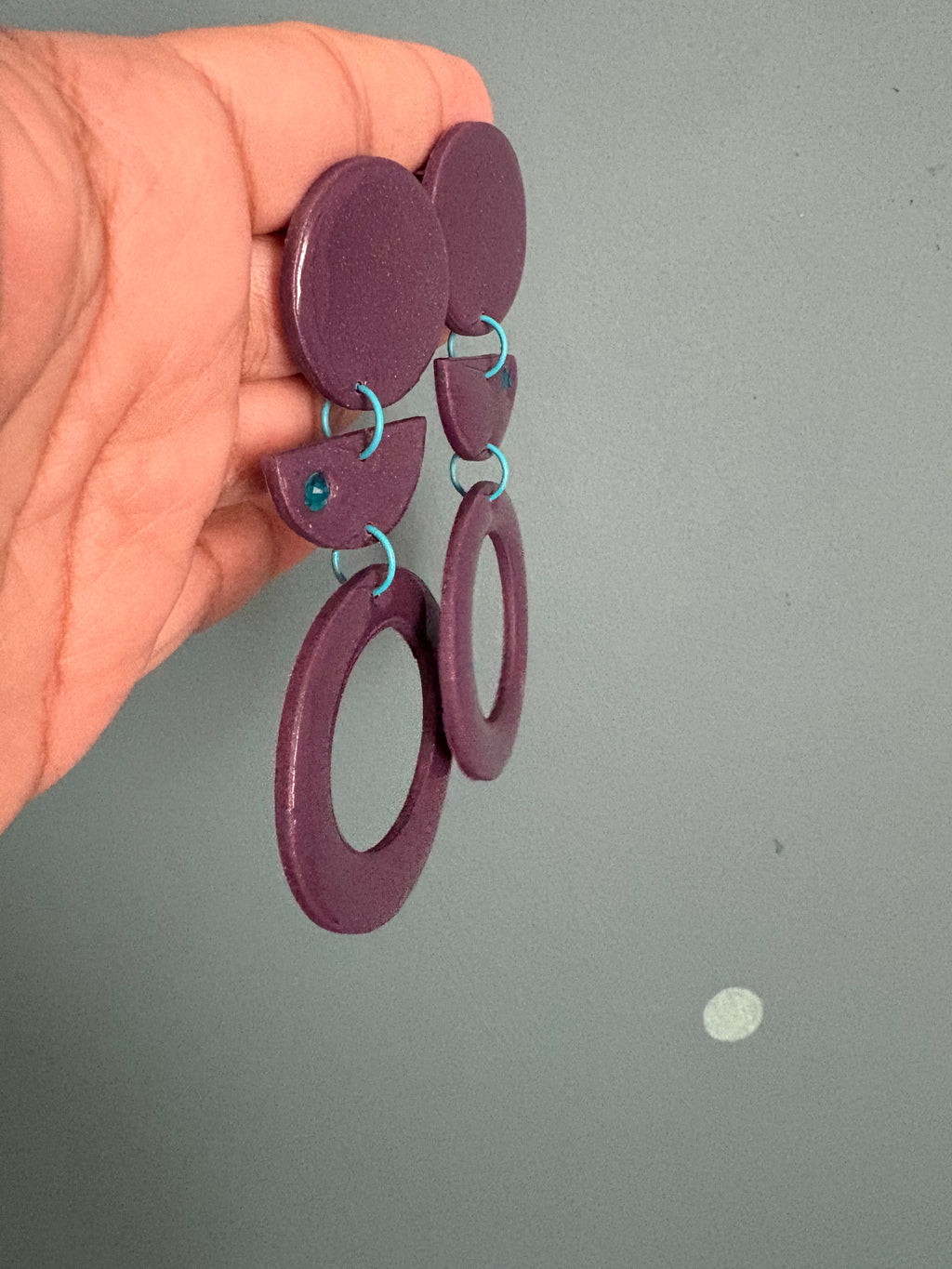 Orecchini Monnalisa violet