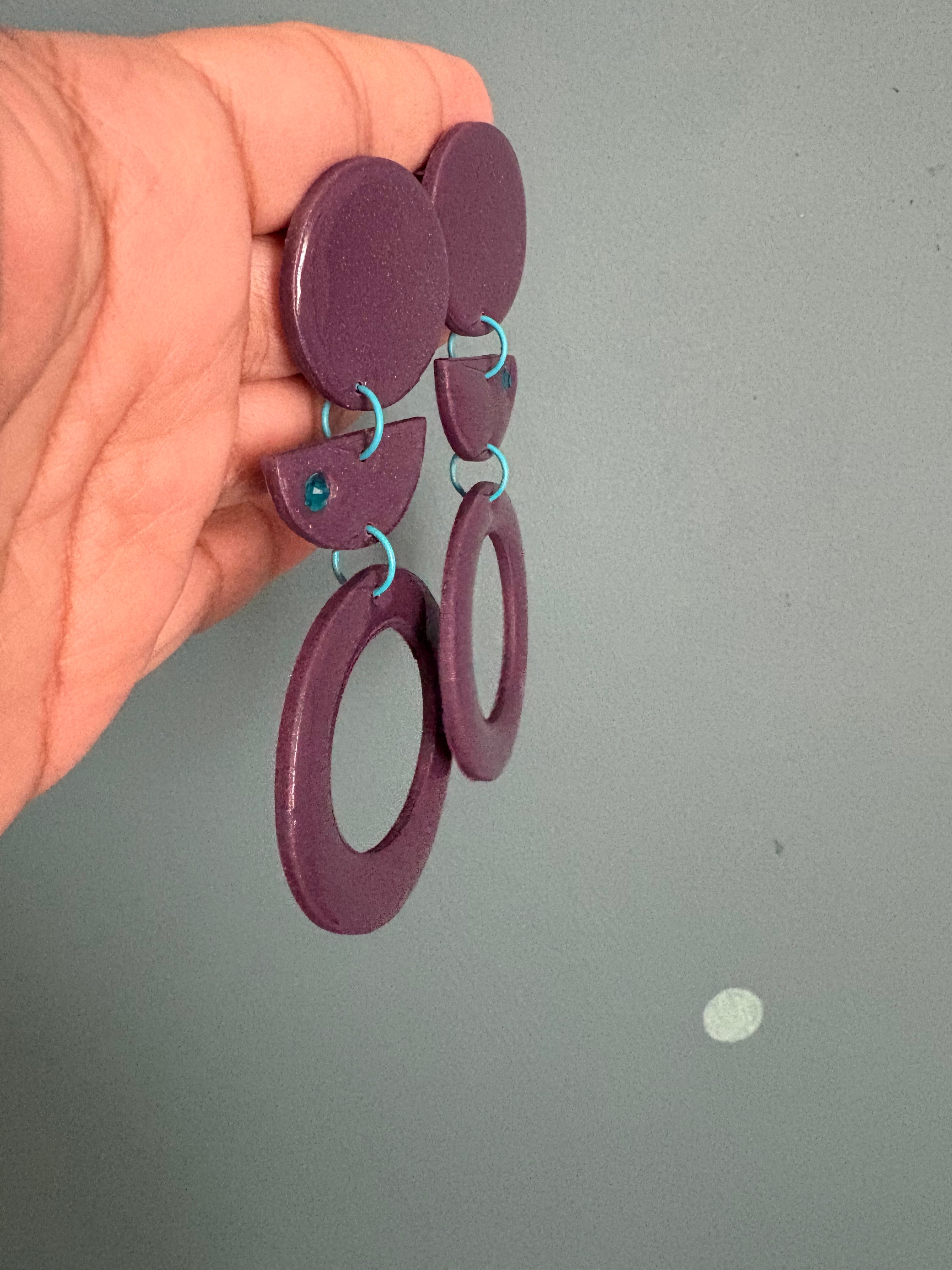 Orecchini Monnalisa violet