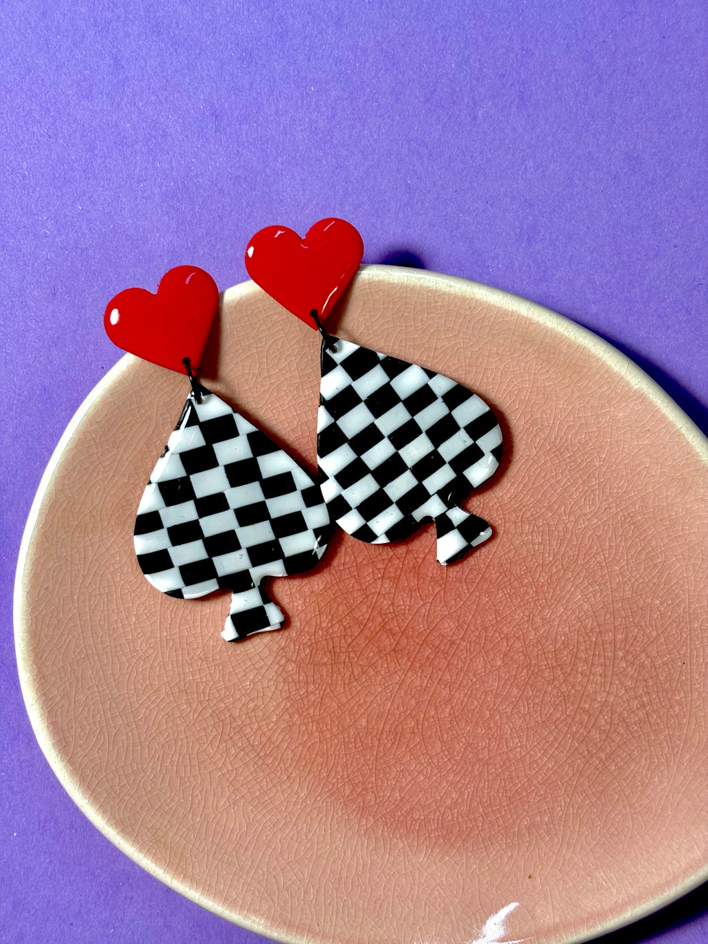 Orecchini Picche & Scacchi