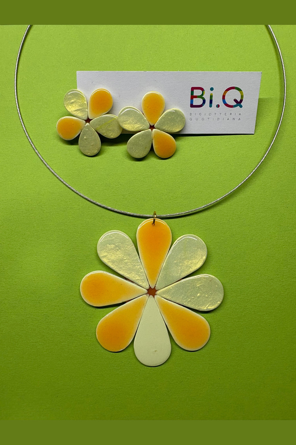 Set collana e orecchini Margherita