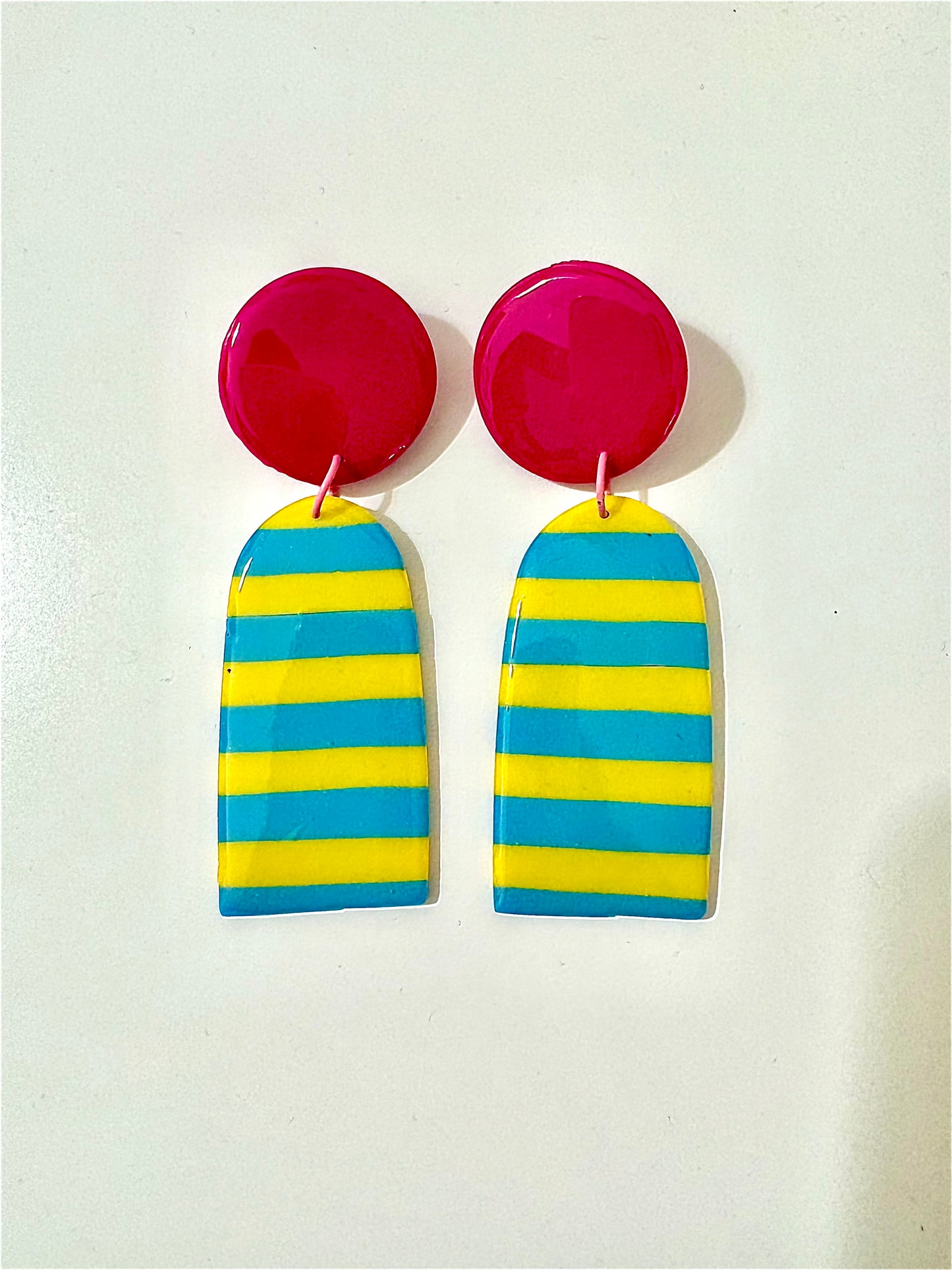 Pop Art 80 - set collana orecchini artigianali Bi.Q