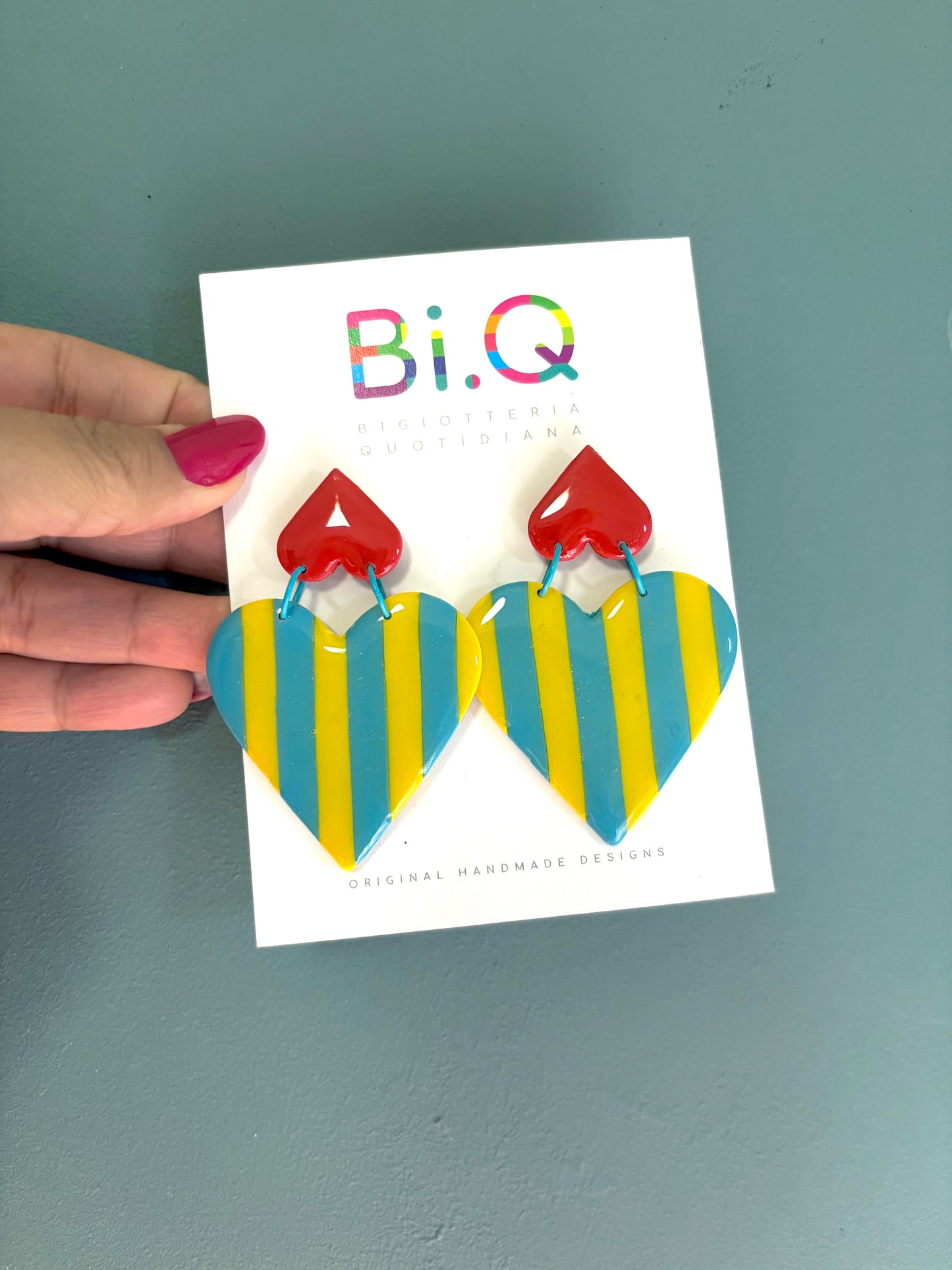 Regina di Cuori gialli e bluette