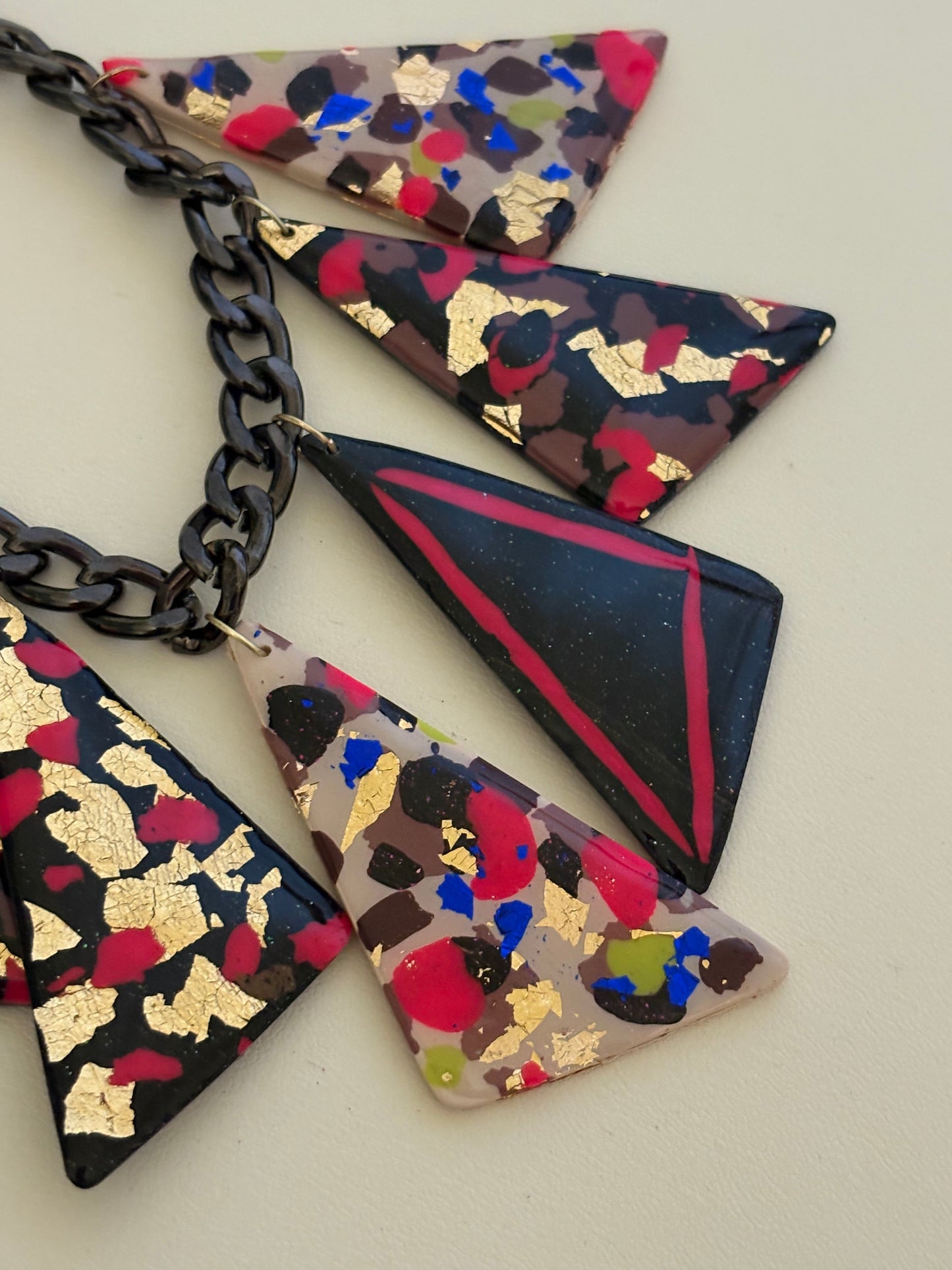 Collana Animalier oro e nera