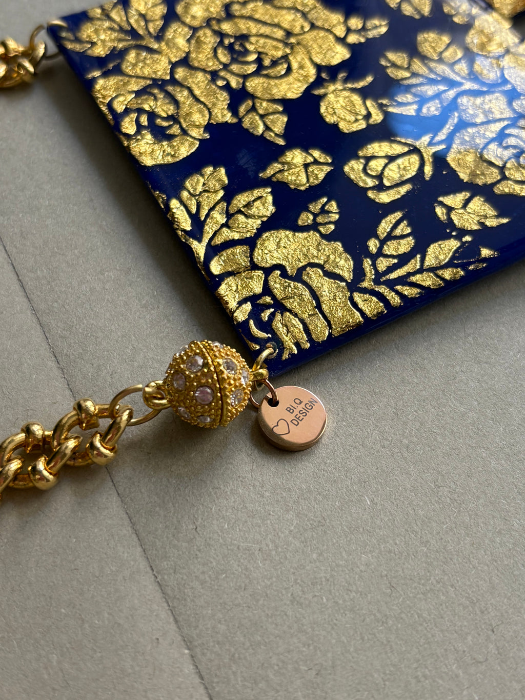 Collana Barocca Floreale con pendenti