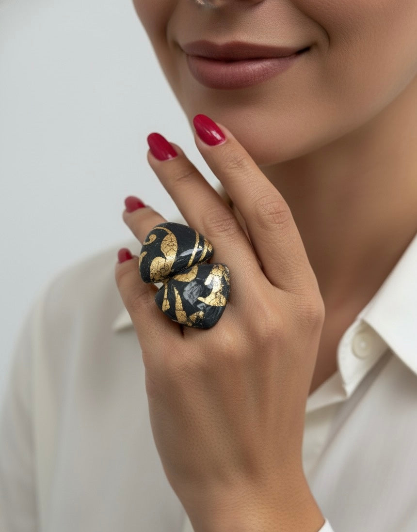 Anello Barocca double