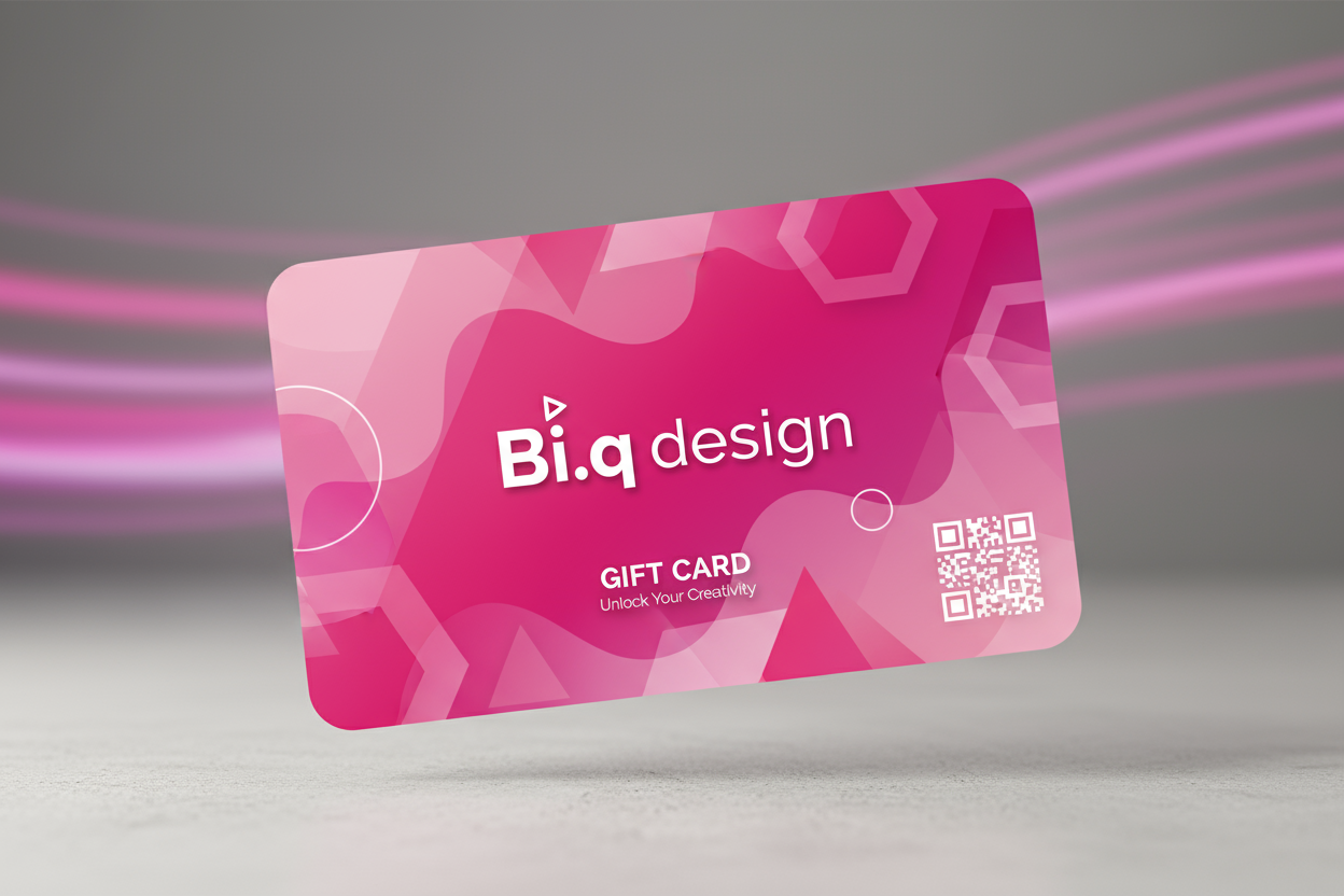 Buono Regalo Bi.q design - Rosa e Fucsia